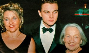 Леонардо Ди Каприо с мамой и бабушкой