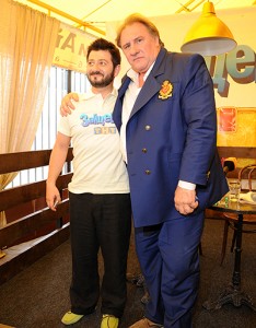 Жерар Депардье и Михаил Галустян фото 2013