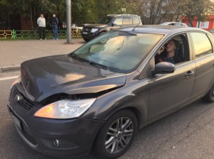 Борис Бурдаев, на месте ДТП. Фото 2015