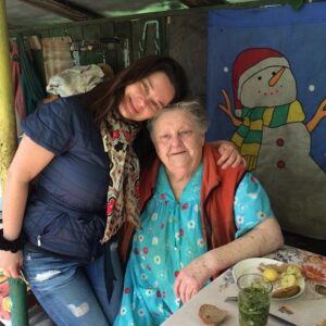 Наташа Королева с бабушкой. Фото