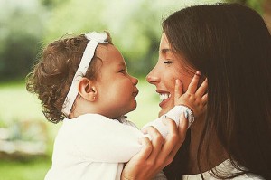 Кети Топурия с дочкой. Фото